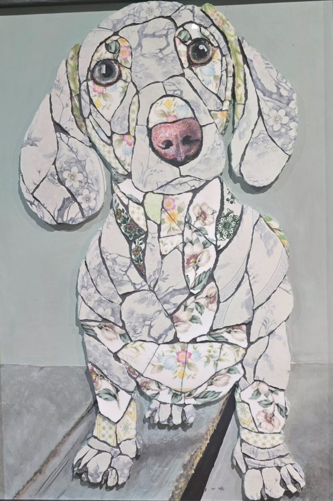 dachshund mosaic