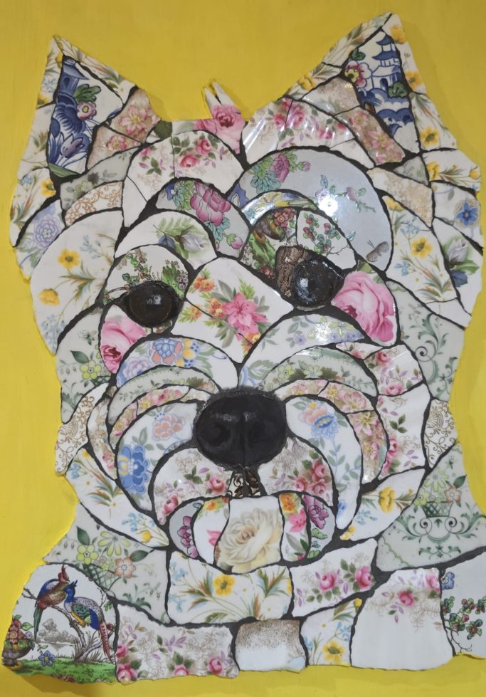 westie mosaic
