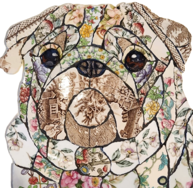pug mosaic