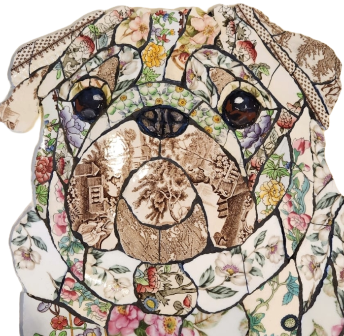 pug mosaic