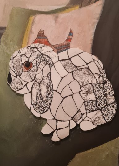 Rabbit mosaic