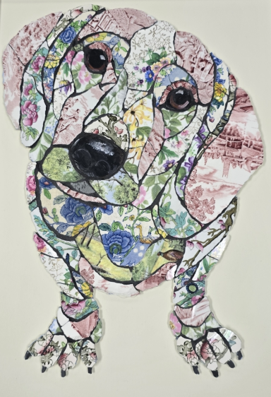 dachshund mosaic