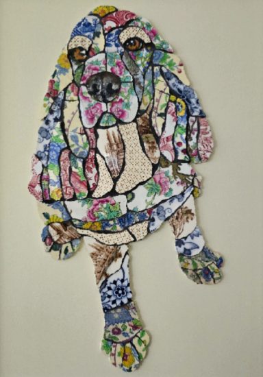 cocker spaniel mosaic