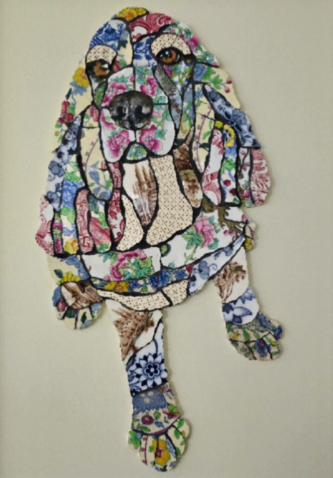 cocker spaniel mosaic